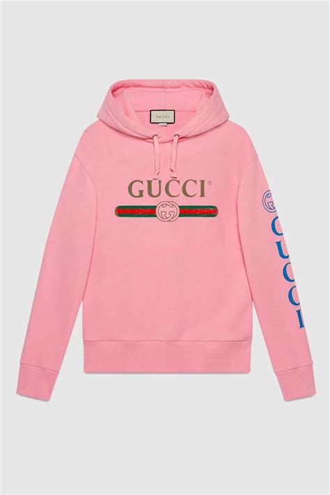 pink gucci sweatshirt replica|authentic gucci tag.